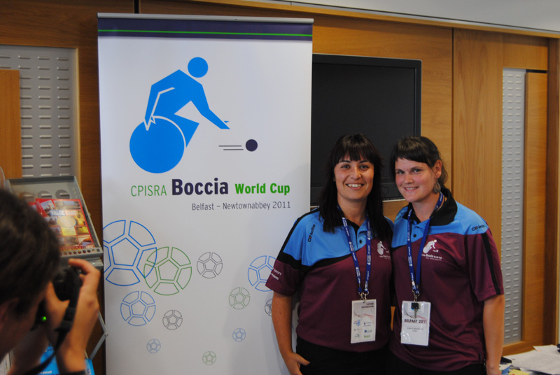 Dos &aacute;rbitros navarras participan en la Copa del Mundo de boccia.